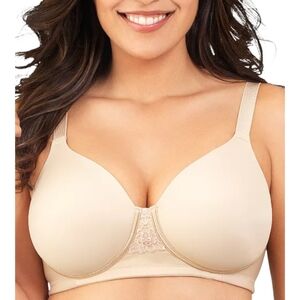 Vanity Fair Full Figure Beauty Back Smoother Wireless Bra SIZE 38DD Style# 71380
